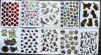 10 Leuke stickers serie 1 Afm. 10 X 7,5 Cm