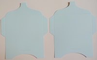 SK027 - 2 Knutselcadeau enveloppen Babyblauw