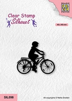 SIL098 Silhouette Clear stamps sports Cycling-2